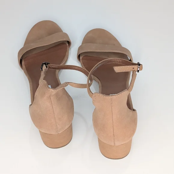 ✨ Steve Madden Irene Block Heel Sandals — Nude, Size 8.5 - Picture 4 of 8
